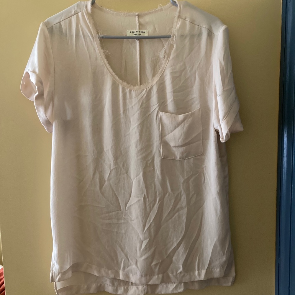 Rag & Bone off white top